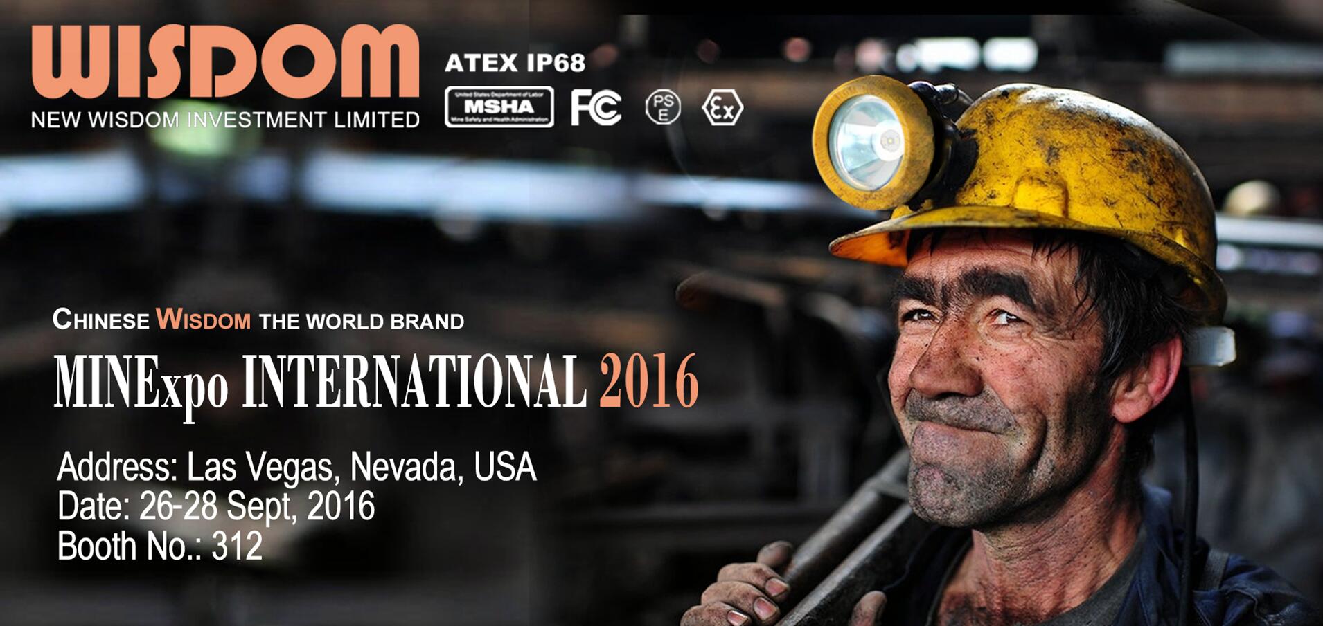 WISDOM will attend MINExpo INTERNATIONAL 2016