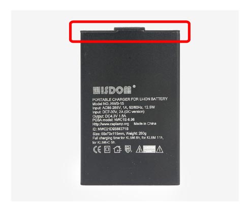 The WISDOM authentic: the special socket design of charger shell makes no gap with the plug