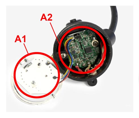 WISDOM正品：光源採用大鋁基板散熱；先進高效的光源驅動電路，電子輕觸開關