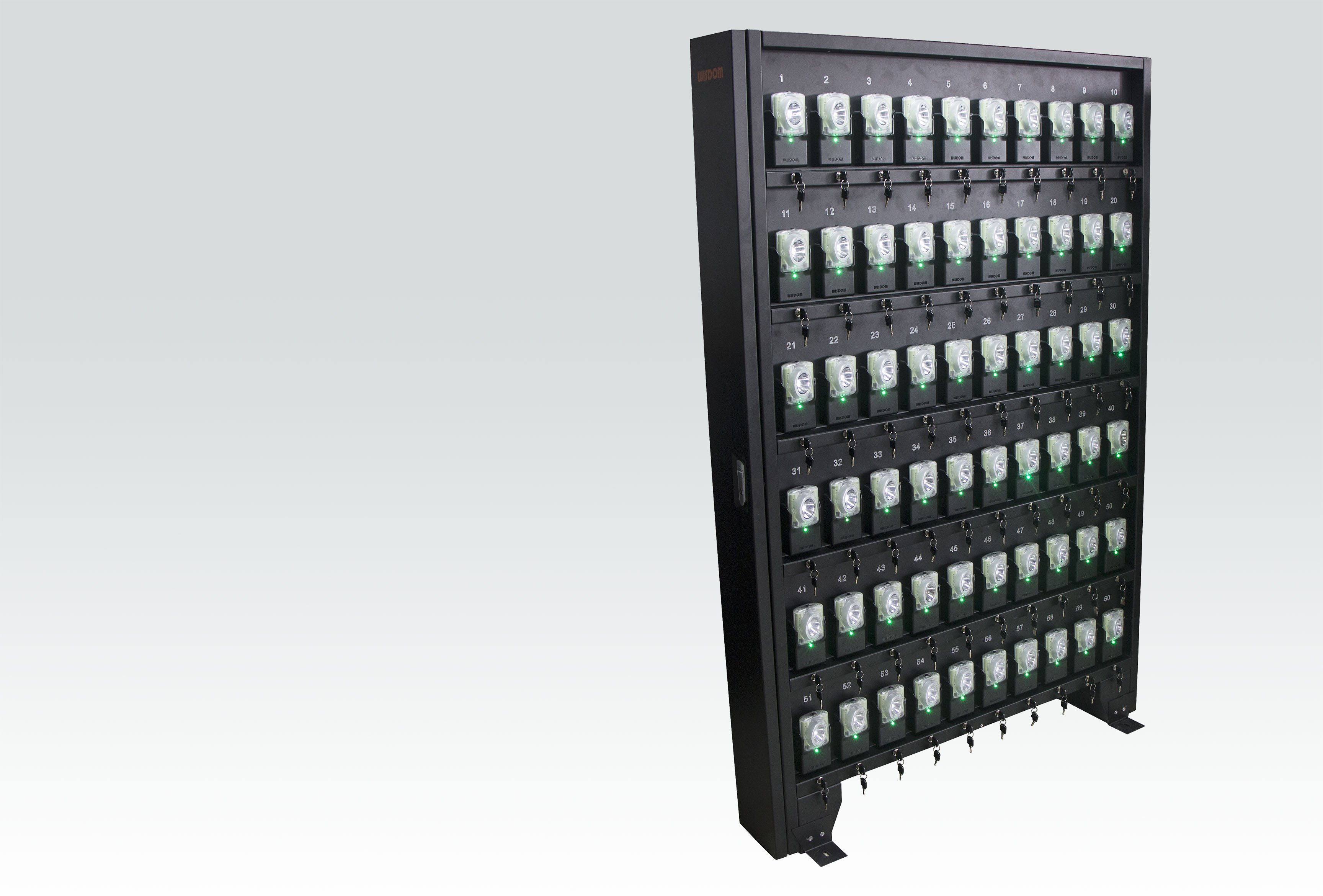 WISDOM NWCR-60BL: High-efficiency Charger Rack